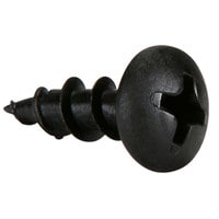 Parts Express #8 x 1/2" Deep Thread Pan Head Screws Black 100 Pcs.